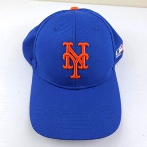 MLB New York Mets Ball Cap Hat New Era Blue Team Classic Adjustable Strap back‎